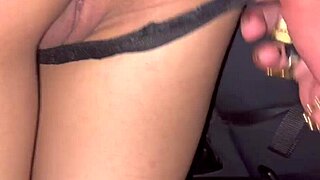 Amateur teen latina gets anal in the car with her friend