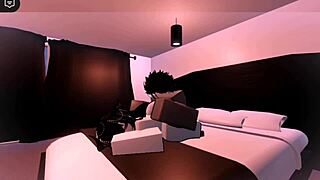 in the roblox condo, i meet a fierce shark girl and have an adventure