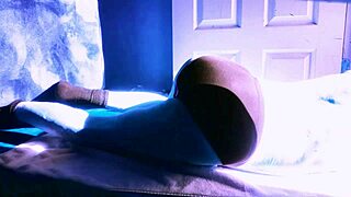 Emotional stretching session on the floor for winter relief