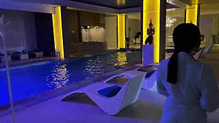 katty blake and her guy fucking in public spa