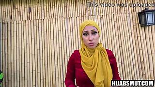 muslim housewife cheats on husband with personal trainer during workout