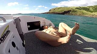 Fisherman, Fuck My Tight Ass Hard, Then Creampie My Pussy After Blowjob!