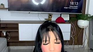 Beautiful Latina Plays With Her Dildos!