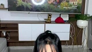 Beautiful Latina Plays With Her Dildos!