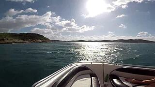 Fisherman, Fuck My Tight Ass Hard, Then Creampie My Pussy After Blowjob!