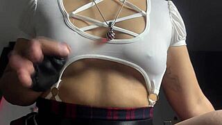 Classmate mocks your small penis in humiliating roleplay