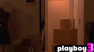 Amazing Big Boobs Blonde Enjoyed Kissing by a Perverted Lesbian Friend.