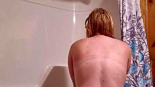 sneaky video of me getting ready for a shower