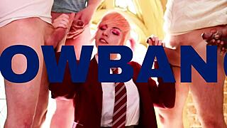 Two british students learn orgasm denial from their hot older teacher