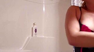 sneaky video of me getting ready for a shower