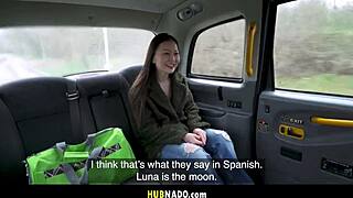 Fit Asian Chick Fucks Taxi Driver On The Way To The Gym - Luna Truelove