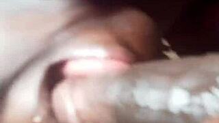 Watch this african teen suck, throat, and fuck sloppy dick in the compilation