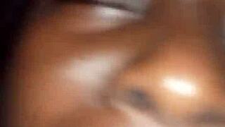 Watch this african teen suck, throat, and fuck sloppy dick in the compilation