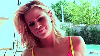 Small titties blonde licked and fingered by emo girlfriend 😍