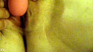 Me fingering and spreading open my ex's tiny pussy