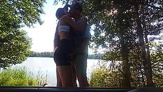 Outdoor Lake Shore Sex with Deep Penetration