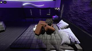 Submissive White Whore Takes Big Black Cock In Roblox Condo!