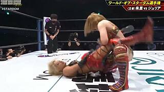 who will win, syuri or giulia in the world of stardom championship?