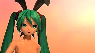 Check out hatsune miku in her velvet arabesque bunny costume mod