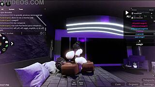 Submissive White Whore Takes Big Black Cock In Roblox Condo!