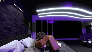 Submissive White Whore Takes Big Black Cock In Roblox Condo!