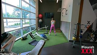 ophelia kaan, a lesbian, gets picked up at the gym and fucked by a big black cock