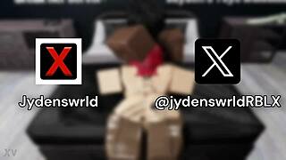 Railing a nasty thick redhead bitch in Roblox feels so wild