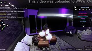 Submissive White Whore Takes Big Black Cock In Roblox Condo!
