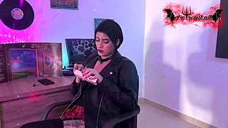 nana cosplay deep throats thick cock