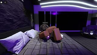 Submissive White Whore Takes Big Black Cock In Roblox Condo!