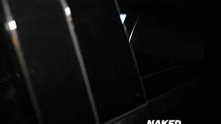 petite latina allison bakns sucking dick in a public park