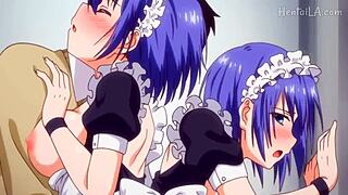 lesbian couple hangs out in school