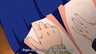 lesbian couple hangs out in school