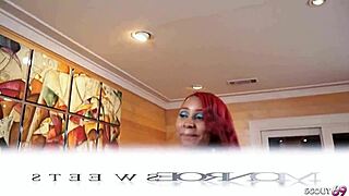 Watch these two big ass ebony milfs fuck each other with strapon in flexible positions?