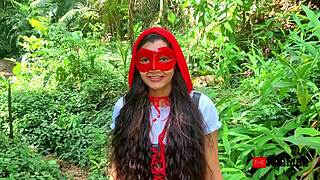 Thefarmer MEETS little 18+ red riding hood who WANTS the big bad dick