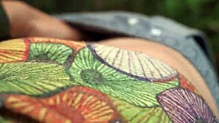 Real amateur couple engages in outdoor ass fucking and anal creampie in the forest