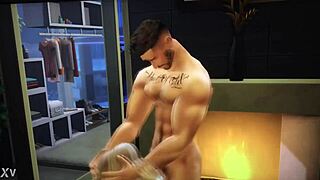 Sims 4 Hunk Deepthroat Hot Dick And Cumshot!