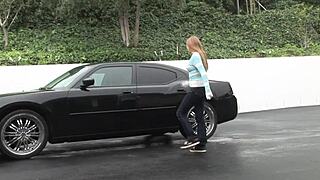 teen allison lane takes an internal cumshot after fucking this black dick