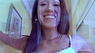 this brunette's ass seduces a massive bbc