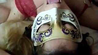 My wife gives me a blowjob with a facial