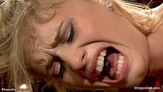 Mistress Whipping Bound Blonde Lesbian