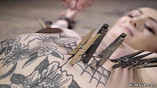 Is This Pale Slave Ass Ready for Dungeon Whipping Torture?