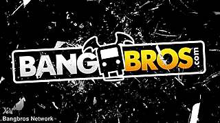 Big ass grips monster cock tightly