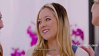 i love our babysitter sophia locke turning into a face sitter with kenzie taylor and river lynn