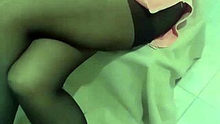 Mature mother-in-law indulges in panty fetish passion with horny wife