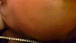 cock hungry wife sandra stuffs her mouth with dick in a candid moment