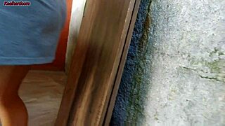 my wife went out and the short hot maid with big ass grabbed my big cock and put it inside her pussy in the house