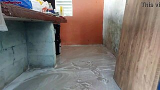 my wife went out and the short hot maid with big ass grabbed my big cock and put it inside her pussy in the house