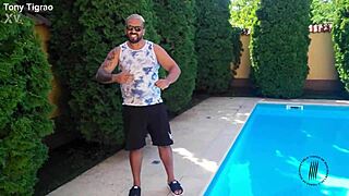 Does curvy brazilian juju meirelles ride huge cock in this video?