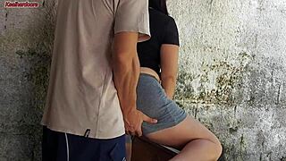 my wife went out and the short hot maid with big ass grabbed my big cock and put it inside her pussy in the house